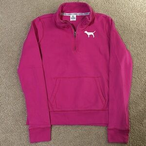 PINK Long Sleeve 1/4 Zip - Size M
